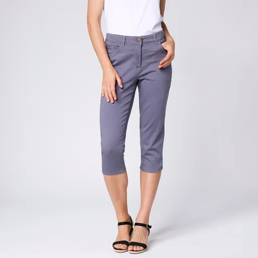 Pantaloni de slăbire 3/4, cu efect de burtă plată