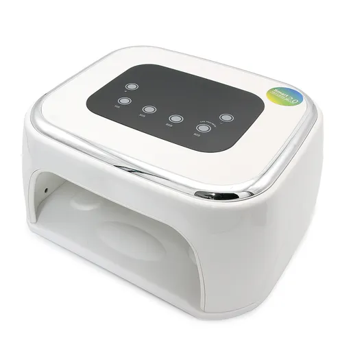 Lampa Unghii UV / LED M1, 88W, Ecran Digital, Fund Detasabil, Bluetooth, Alba