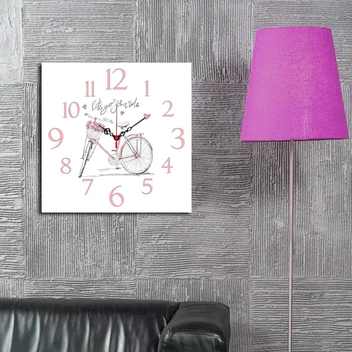 Ceas de perete, Msk-21, Dimensiune: 40 x 40 cm, Multicolor