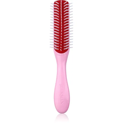 Denman Style D14 The Mini Curl Definer & Styler pieptene pentru styling pentru păr Pink Crush 1 buc