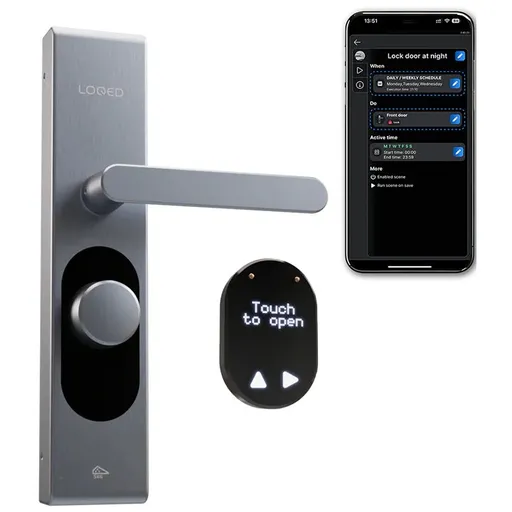 Incuietoare / Yala inteligenta LOQED(Shelly) gri 8719326820101