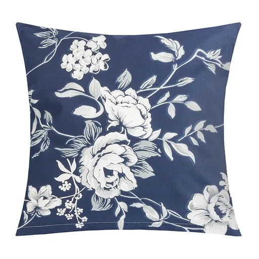 Bellatex Husă pentru pernă Trandafir albastru, 40x 40 cm