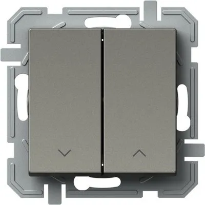 Logiq Intrerupator Storuri Dublu 1P 10A 250V Titan, TEM Modul TEM-SQ52TINT09XO-U