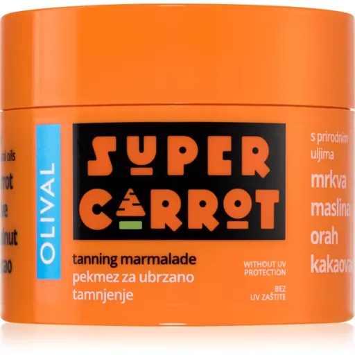 Olival SUPER Carrot Tanning Jam agent pentru accelerarea și prelungirea bronzării fara factor de protectie 100 ml