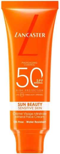 Lancaster Cremă solară minerală Sun Beauty Sensitive Skin SPF 50 (Mineral Face Cream) 50 ml