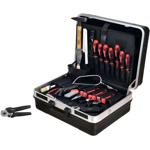 Trusa scule Haupa HUPactive Tool Case + Cleste de sertizare HUPsquare10 ROH220255