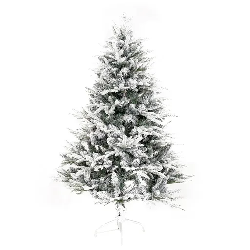 Pom înzăpezit de Crăciun, cu suport, Cardiff, 120 cm, 120 cm