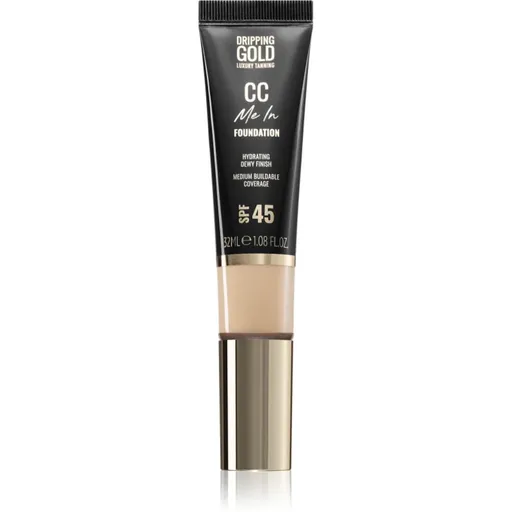 Dripping Gold CC Me In make-up cu textura usoara SPF 45 culoare Porcelain 01 32 ml