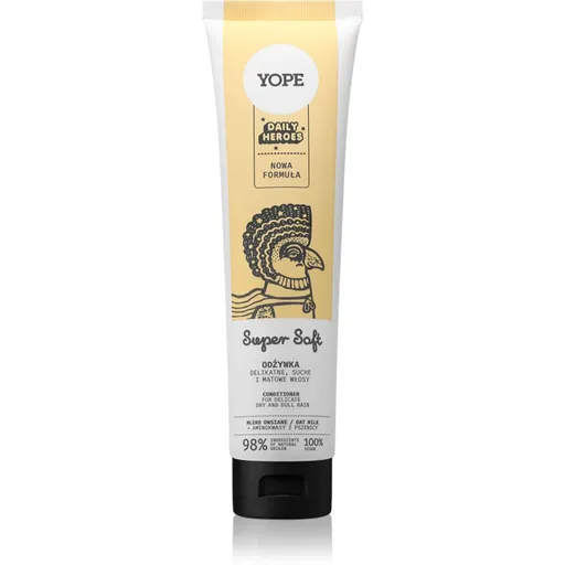 Yope Daily Heroes Soft Conditioner Oat Milk balsam pentru indreptare pentru par fragil 170 ml