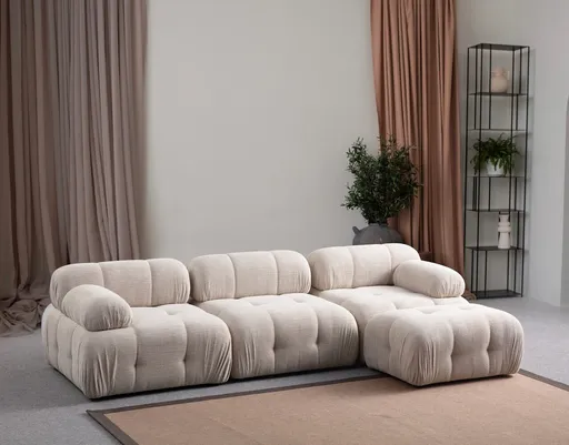 Coltar, Atelier del Sofa, 560ARE1253, Lemn de fag / PAL, Crem