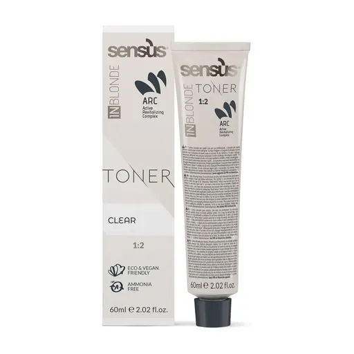 Toner pentru Par Sensus T-Area InBlonde Clear 60 ml