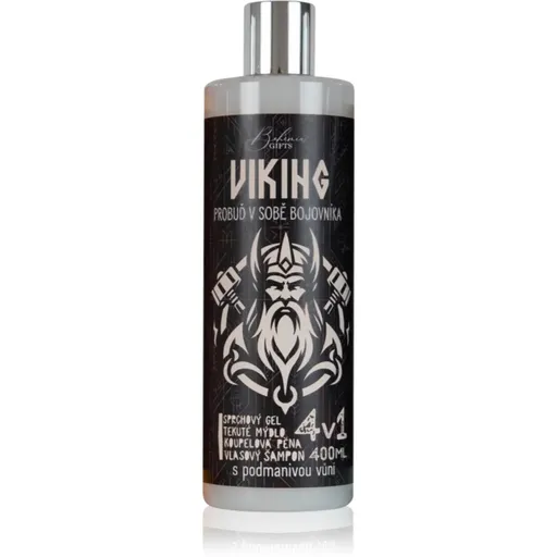Bohemia Gifts & Cosmetics Viking gel de curățare 4 in 1 pentru bărbați 400 ml