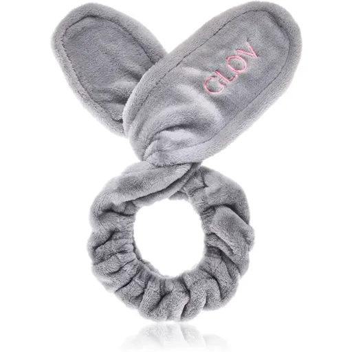 GLOV Bunny Ears Headband bentiță cosmetică Grey 1 buc
