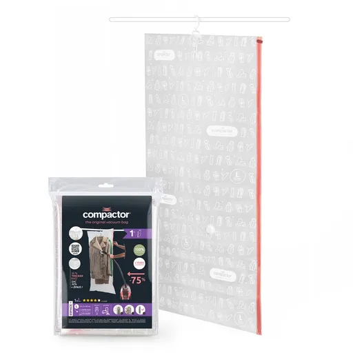 Compactor Sac vidabil pentru haine Espace, 70 x145 cm, 10 buc.