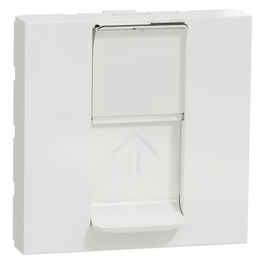 Priza RJ45, CAT6 FTP, 2 module Schneider Noua Unica NU341918, alb