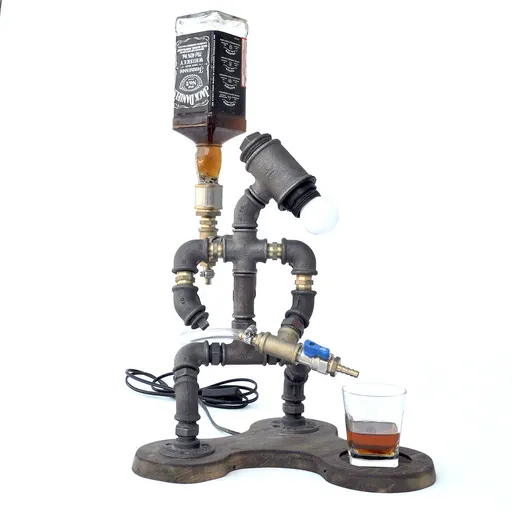 Dispenser bauturi, Hanah Home, Dsp006, 37x40x27 cm, Nuc / Negru