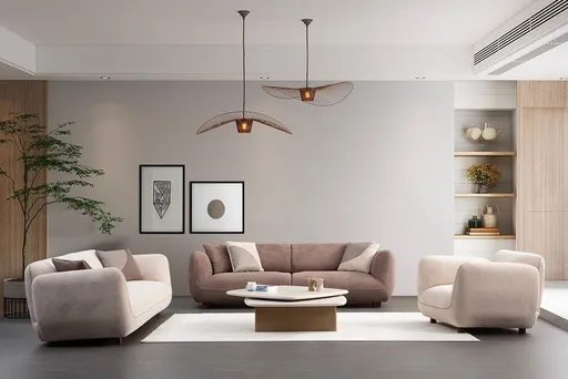 Fotoliu, Atelier del Sofa, 560ARE5256, Cadru: LEMN/PAL, Crem