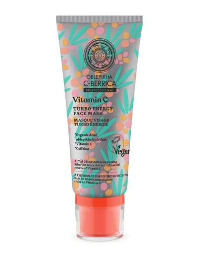 Natura Siberica Mască facială Vitamina C (Turbo Energy Face Mask) 100 ml