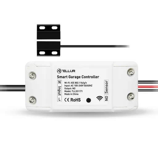 Kit control ușa de garaj Tellur WiFi Smart , alb