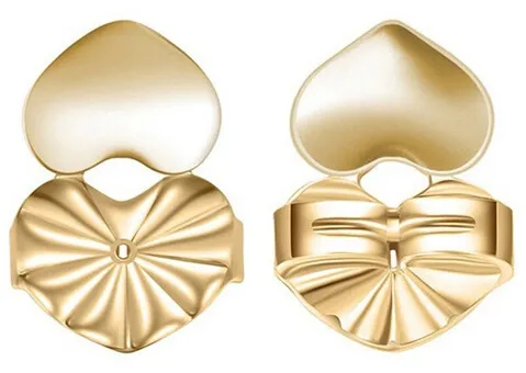 Troli Închidere la modă pentru cercei 2 bucăți MASIVE SECURITY - 1 pereche Gold