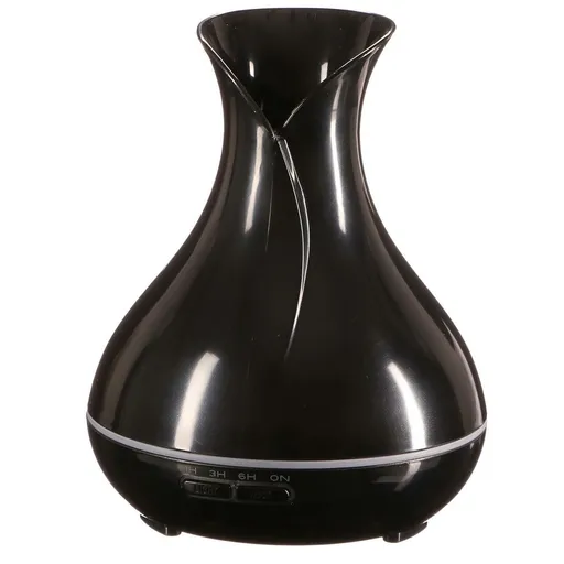 Difuzor arome Sixtol Vulcan, luciu negru, 350 ml, negru