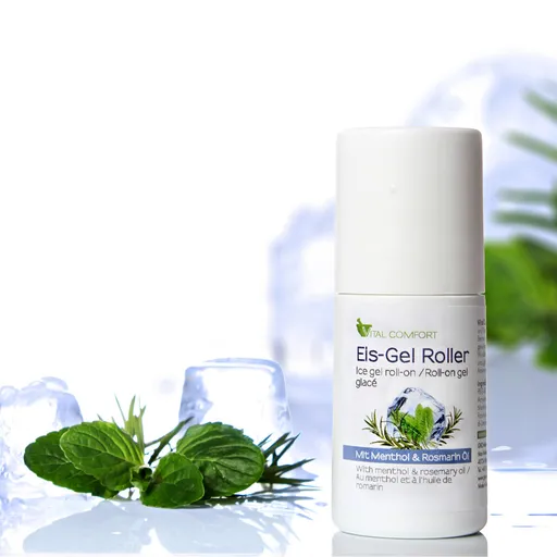 Roll-on cu gel pe bază de rozmarin