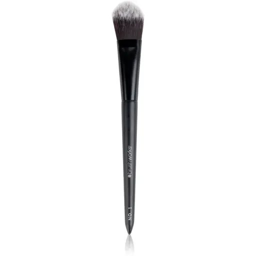 Brushworks Back Comb Brush pensula pentru machiaj tip NO. 1 1 buc