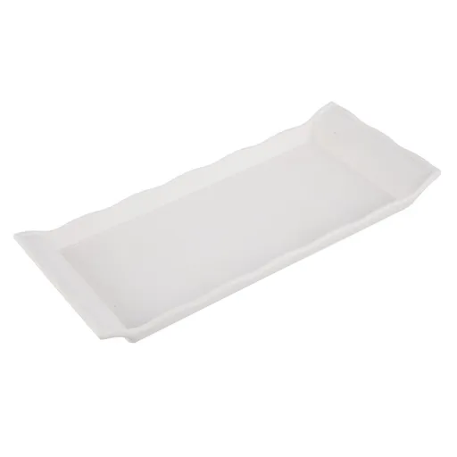 Tavă de servit Orion Retro alb, 29,5 x 13 cm, alb