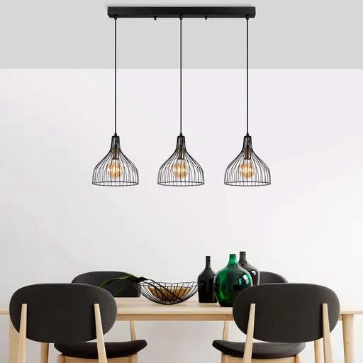 Lustra, Opviq, 942FLG1409, Negru/Maro antic