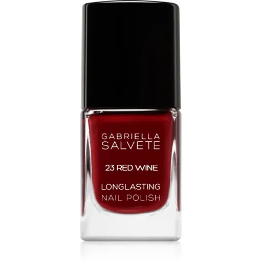 Gabriella Salvete Longlasting Enamel lac de unghii cu rezistenta indelungata lucios culoare 23 Red Wine 11 ml