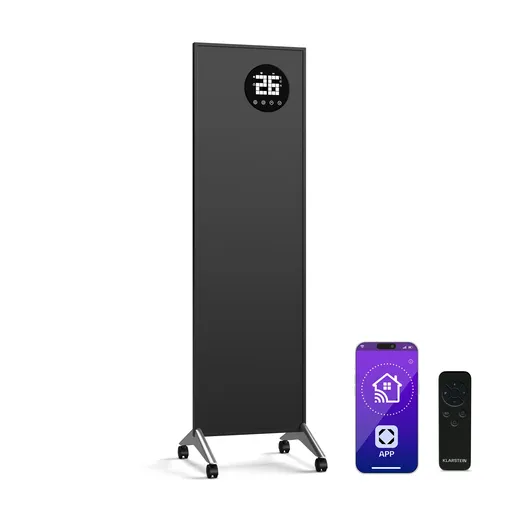 Klarstein Încălzitor cu infraroșu Wonderwall Smart Bornholm, 400 W, Control inteligent