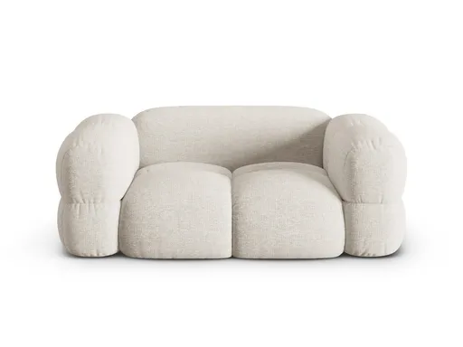 Canapea 2 locuri, Loretto, Cosmopolitan Design, 180x100x68 cm, tesatura structurata, bej