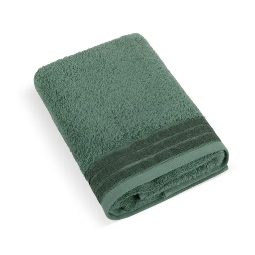 Bellatex Prosop de baie din bumbac Léga verde, 70x 140 cm, verde, 70 x 140 cm