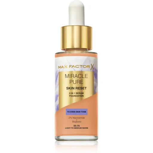 Max Factor Miracle Pure Skin Reset machiaj de îngrijire culoare 50-70 Light to Medium Warm 30 ml
