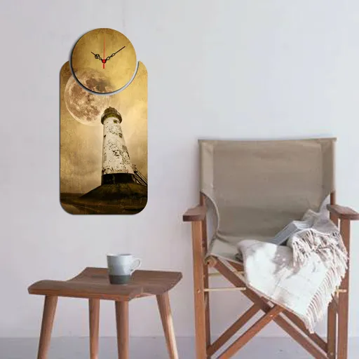 Ceas de perete, YMS-68, Dimensiune: 68 x 32 cm, Multicolor