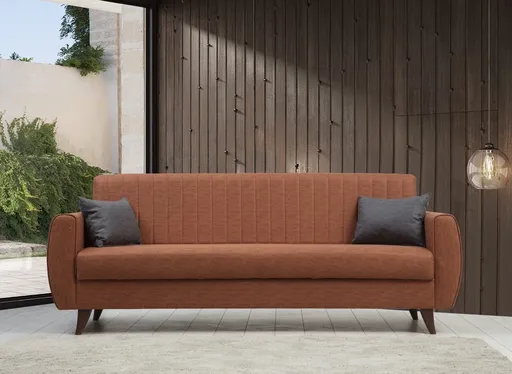 Canapea extensibila 3 locuri, Atelier del Sofa, 730MST1203, Caramiziu
