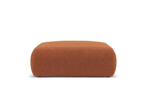 Taburet, Molino-101, Micadoni Home, 100x100x36 cm, tesatura boucle, teracota