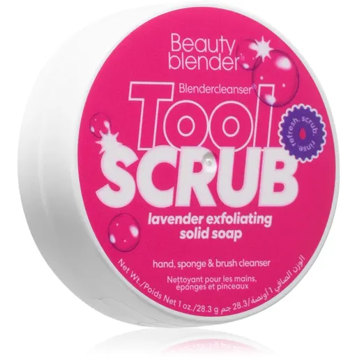 beautyblender® Tool Scrub Lavender detergent solid pentru bureți de machiaj și pensule 28.3 g