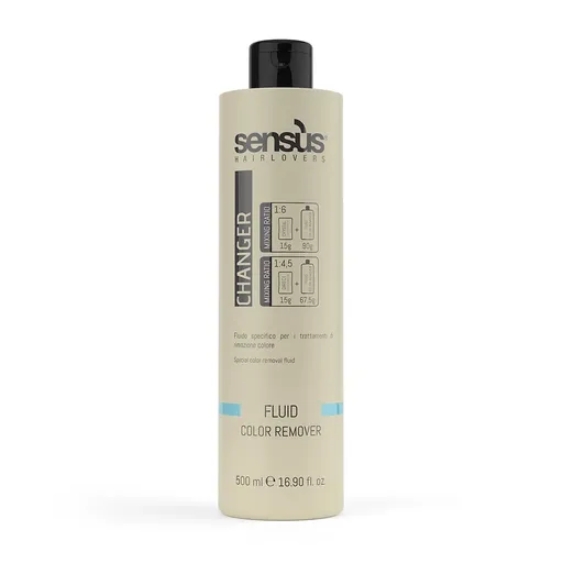 Solutie pentru Indepartarea Culorii Sensus Changer Fluid Color Remover 500 ml