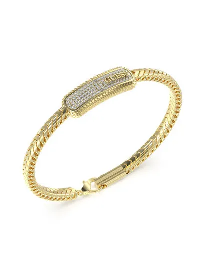 Guess Brățară stilată placată cu aur Sailor Knot JUMB05018JWYG 19 cm