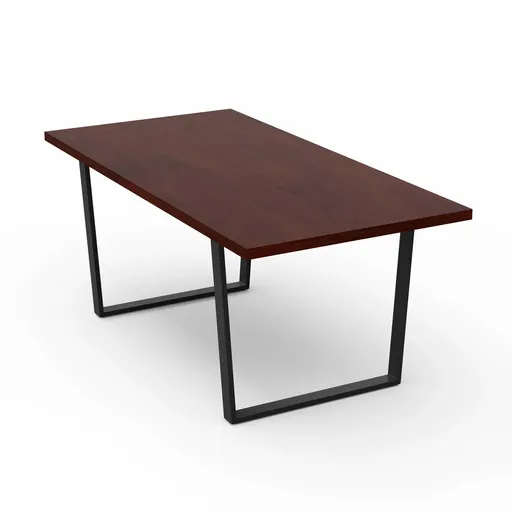 Blumfeldt Set de sufragerie Bearsdon, blat de masă și picioare de masă din metal, stil industrial, stabil, modern