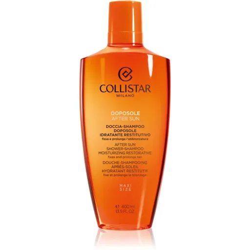 Collistar Special Perfect Tan After Shower-Shampoo Moisturizing Restorative gel de dus dupa soare pentru corp si par 400 ml