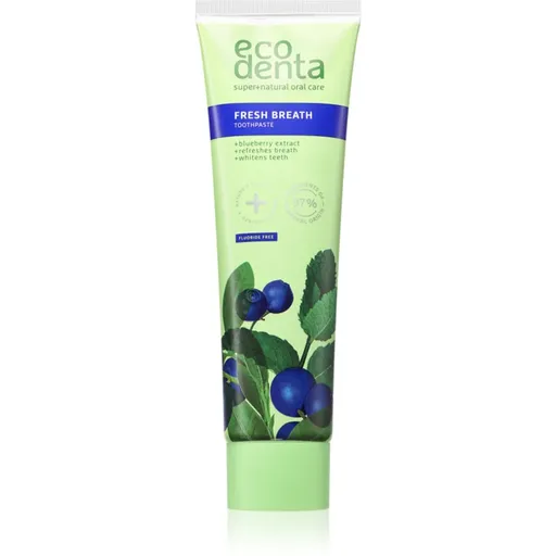 Ecodenta Fresh Breath pastă de dinți revigorantă cu efect de albire 100 ml