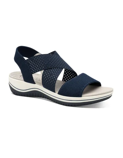 Sandale cu toc wedge Jana