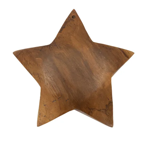 Mauro Ferretti Bintang Sculptura Teak cm Ø 19X5 | Aosom Romania