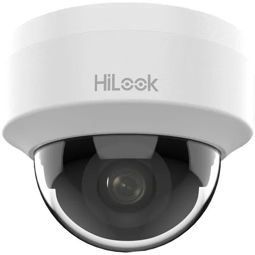 Camera IP dome HiLook IPC-D141H-C, 4MP, lentila fixa 2.8 mm, IR 20m, Dome, PoE, H.265+, DWDR, carcasa plastic, interior