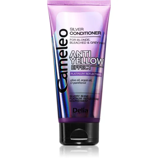 Delia Cosmetics Cameleo Silver Balsam pentru părul blong și gri neutralizeaza tonurile de galben 200 ml
