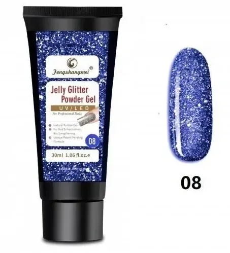 Polygel FSM Jelly Glitter 08 - 30 ml