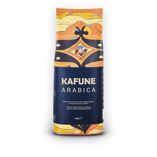Kafune Cafea Boabe Arabica - Blend Superior De Cafea Boabe 500g Pentru Espresso, Cu Un Retrogust Plăcut De Caisă Coaptă