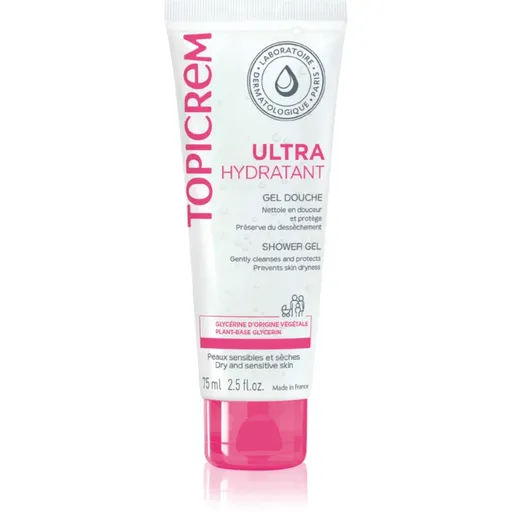 Topicrem UH BODY Gentle Cleansing Gel Gel de curatare delicat pentru față, corp și păr 75 ml